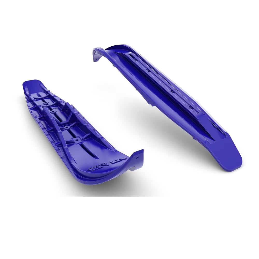 Blue 7" Snowmobile Skis R2812