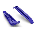 Blue 7" Snowmobile Skis R2812