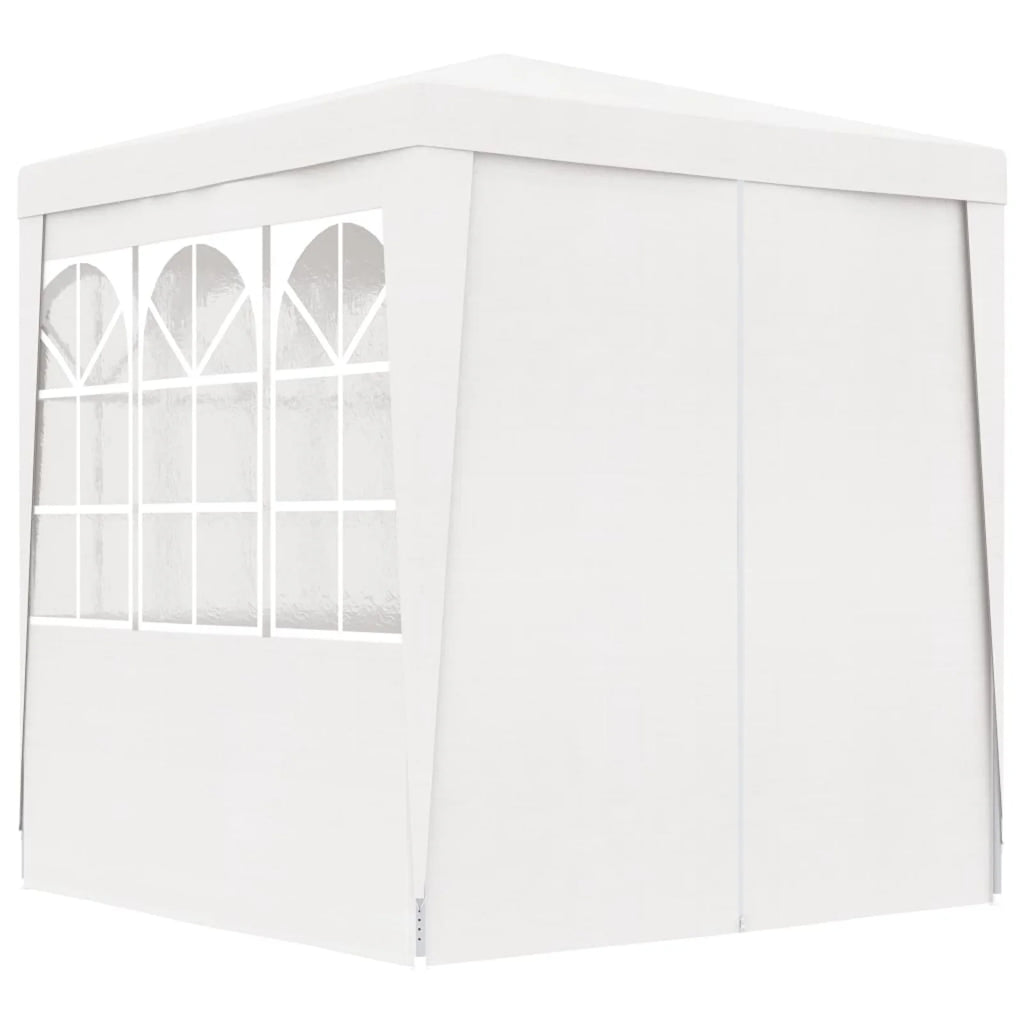 White Party Tent with Side Walls 6.6'x6.6' W73403