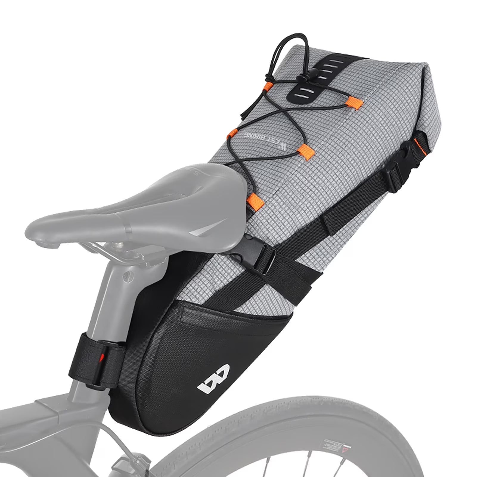 Waterproof Bike Saddle Bag 10L Tail Bag Pannier S12780