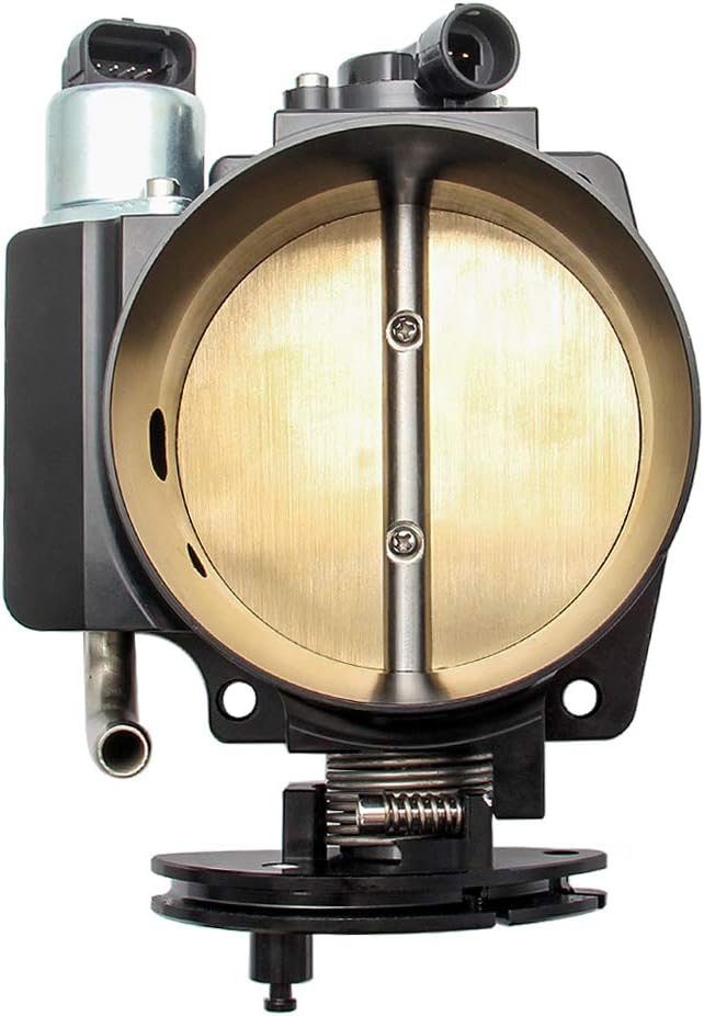 92mm Aluminum Throttle Body with TPS IAC Black D128859