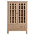 Light Oak Wood Accent Cabinet with Drawer X51930