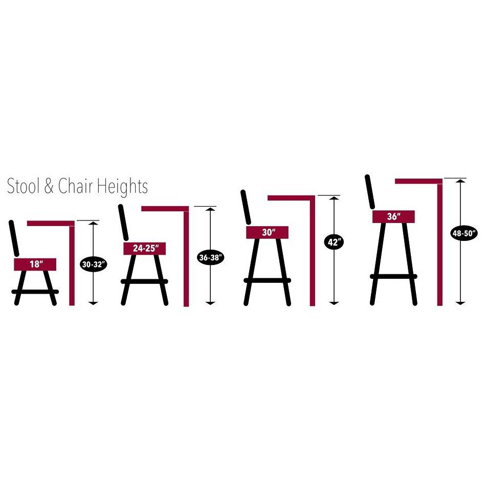 Chrome Swivel Bar Stool with A Back C671