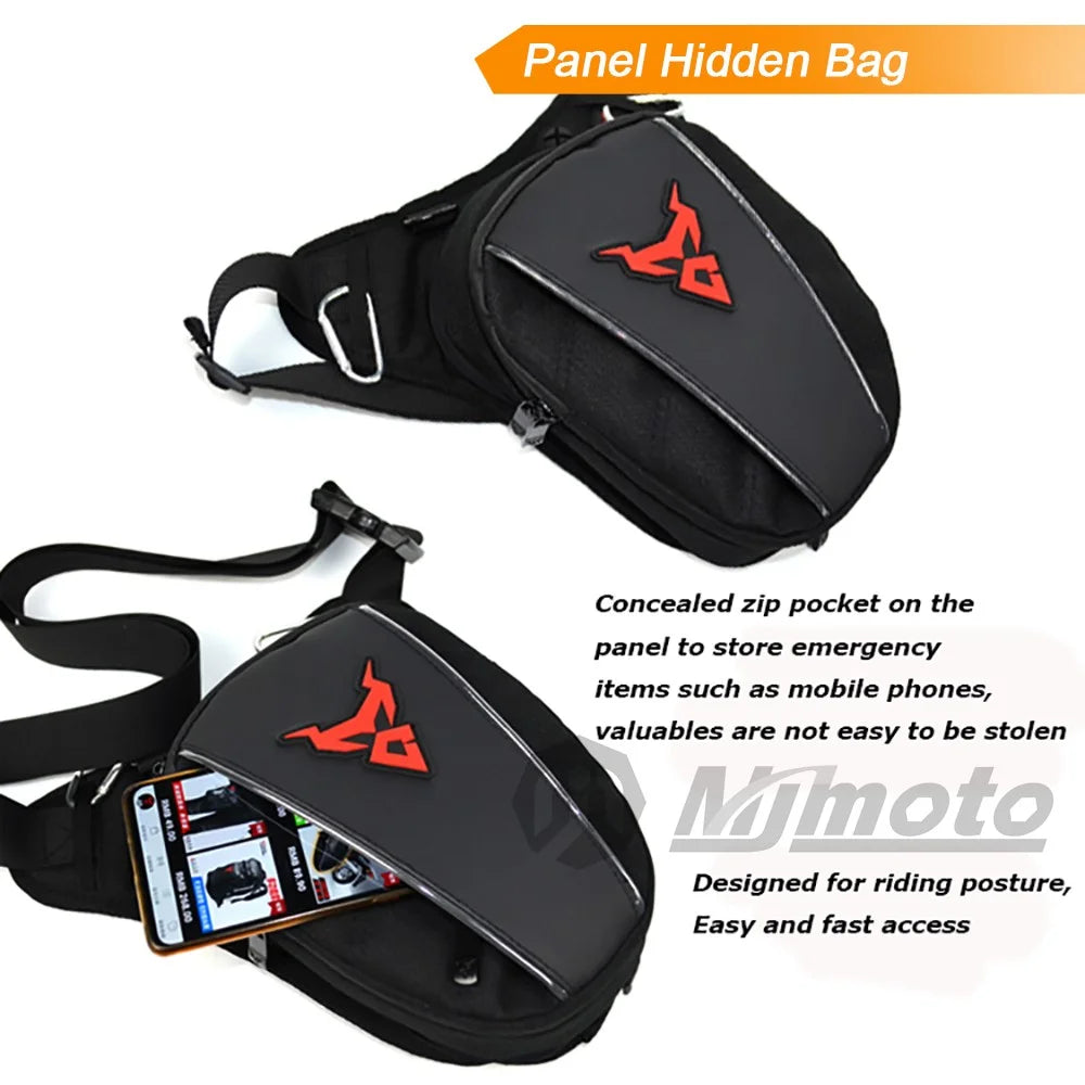 Oxford Cloth Motorcycle Thigh Bag E6045