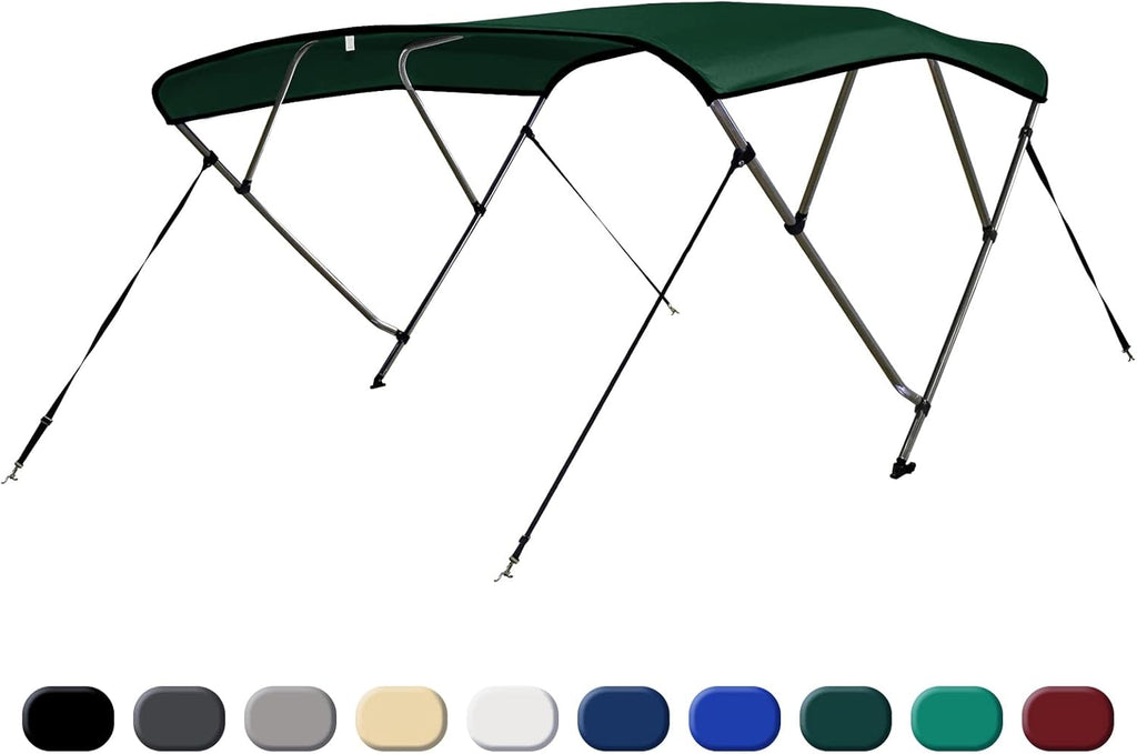 4 Bow Bimini Top Cover with Aluminum Frame D6975