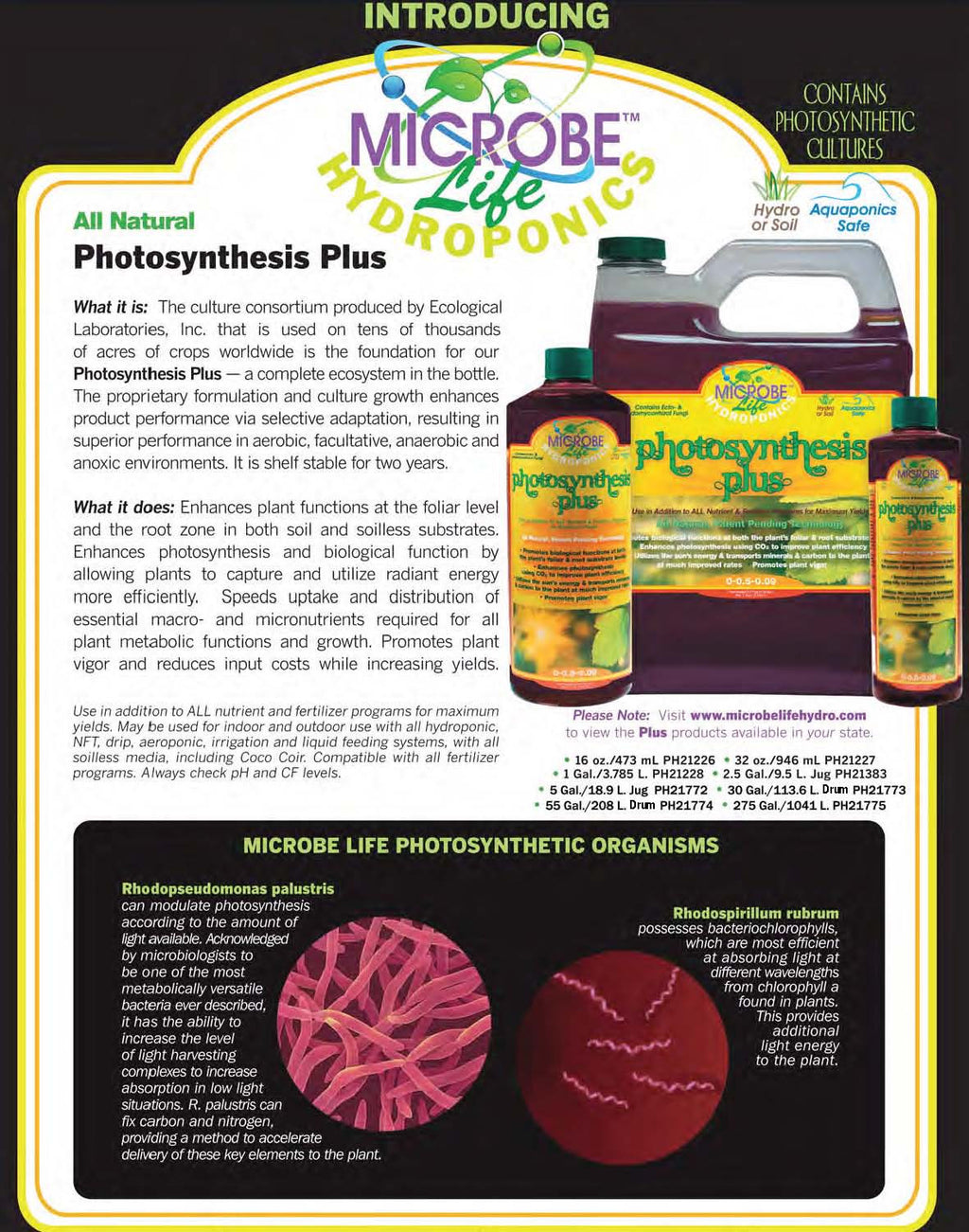 Photosynthesis Plus Pint M773813