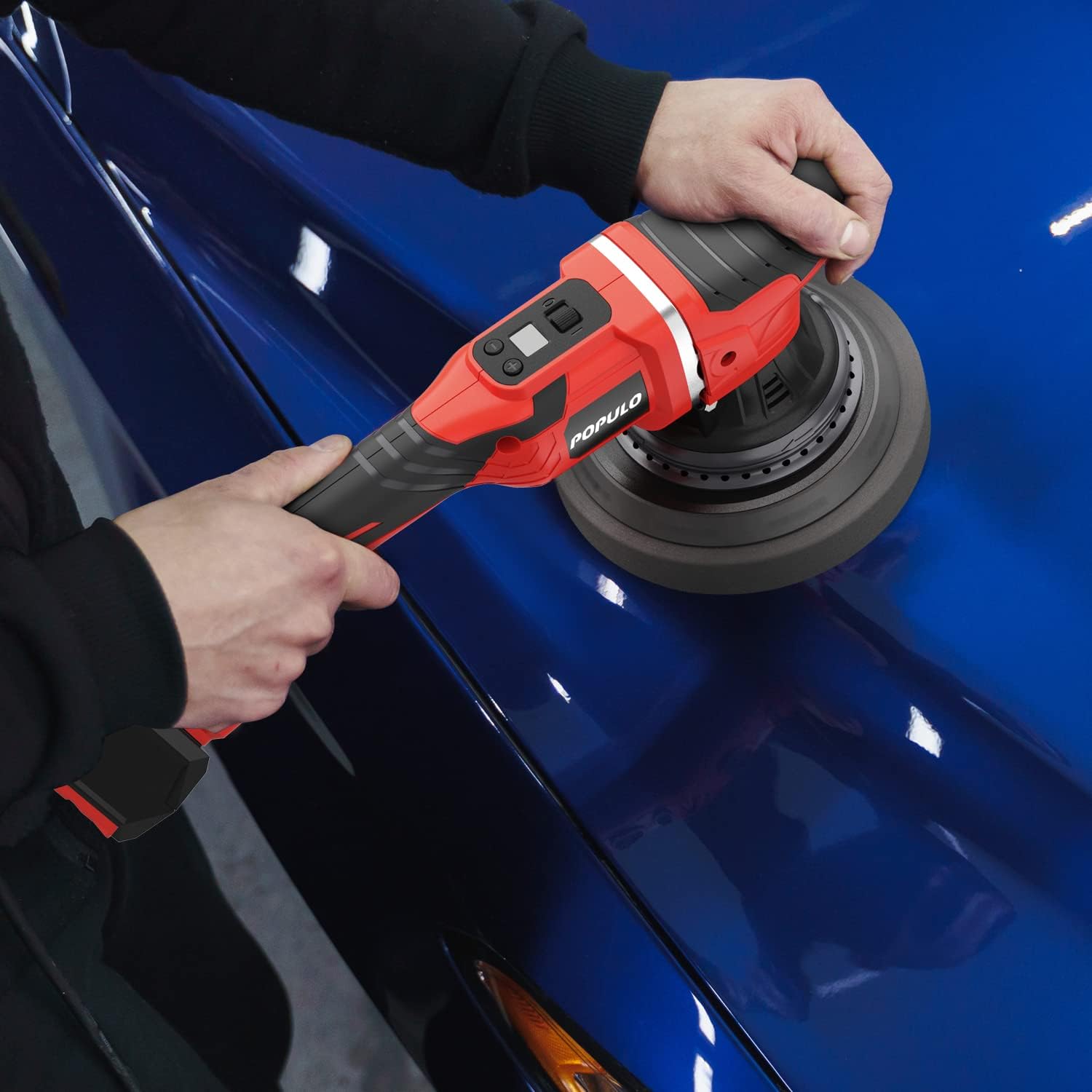6-inch Cordless Random Orbital Polisher with 4.0Ah Battery E777313