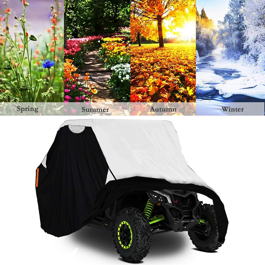 420D Waterproof Oxford Fabric UTV Cover with Storage Bag M 114’’x65’’x75’’ N327