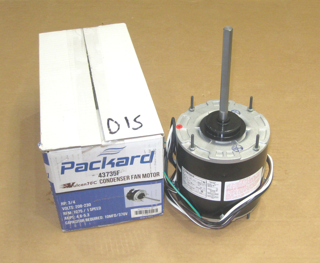 5-5/8-inch High Temp. Condenser Fan Motor, 1075 RPM, 3/4 HP (208-230V) M453963