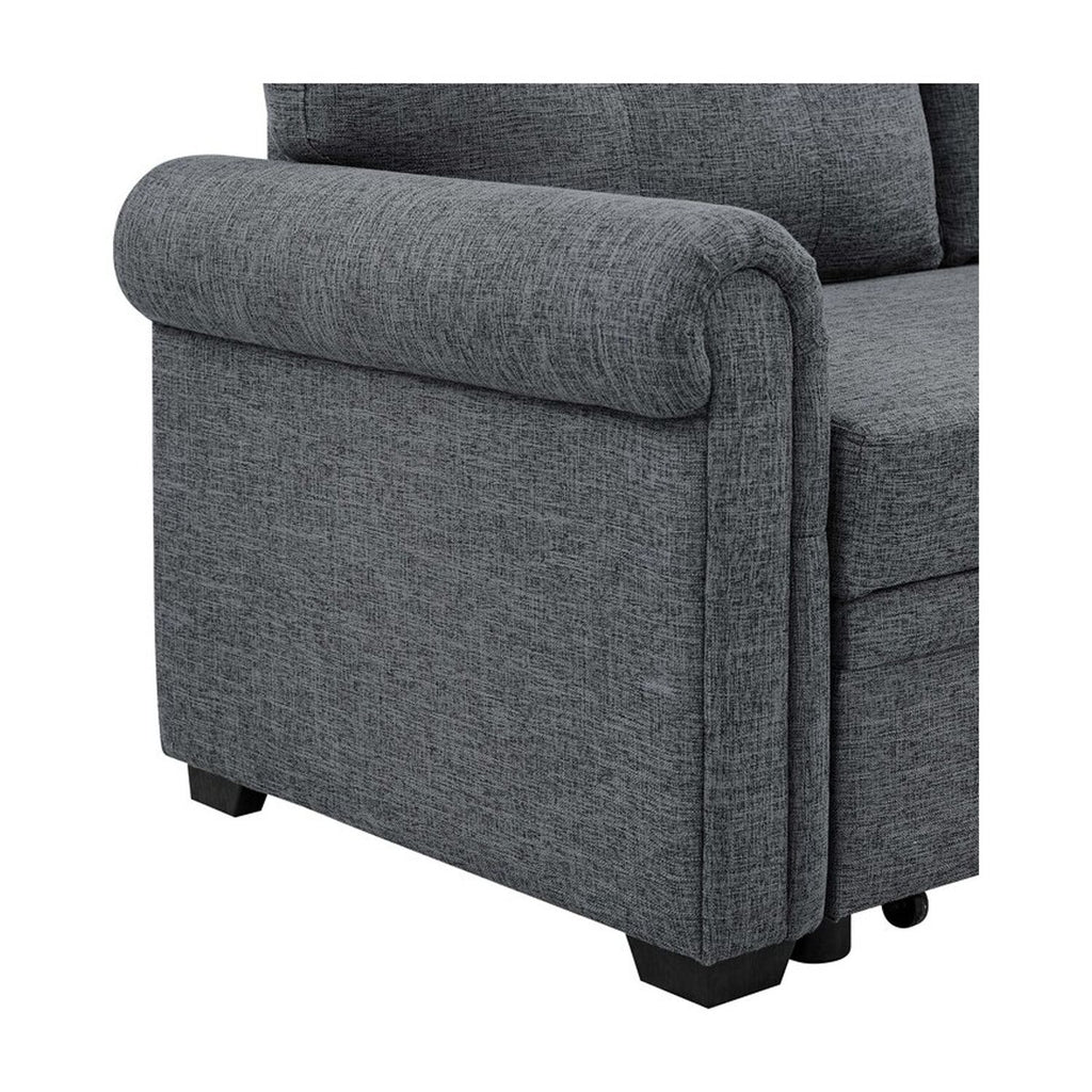 86" Rolled Arm Sofa Bed E788