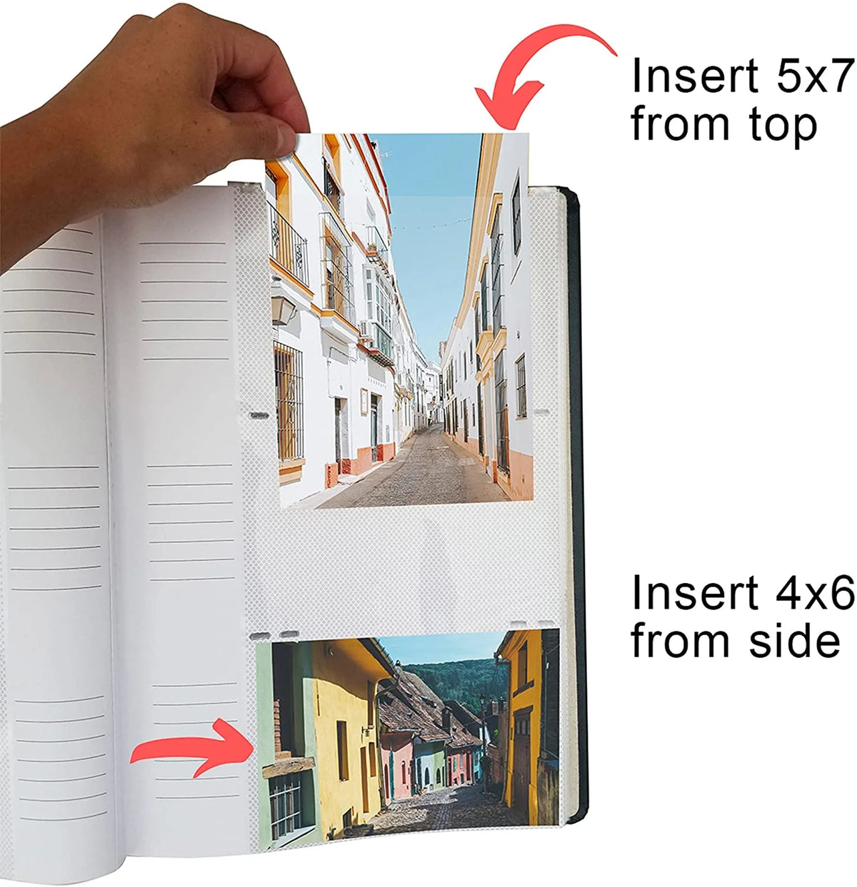 Fabric Cover Single Photo Album (Mauve) P260