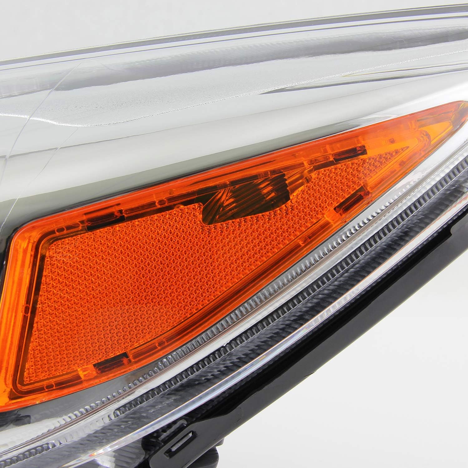 Chrome Bezel Halogen Headlight Driver Left Side O63580