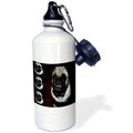 Tan and Black Sports Water Bottle 21 oz L1122