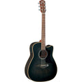 Transparent Black Acoustic-Electric Guitar Q598316