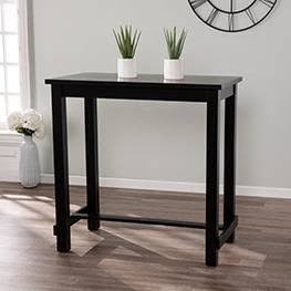 Black Bar Height Table T9012