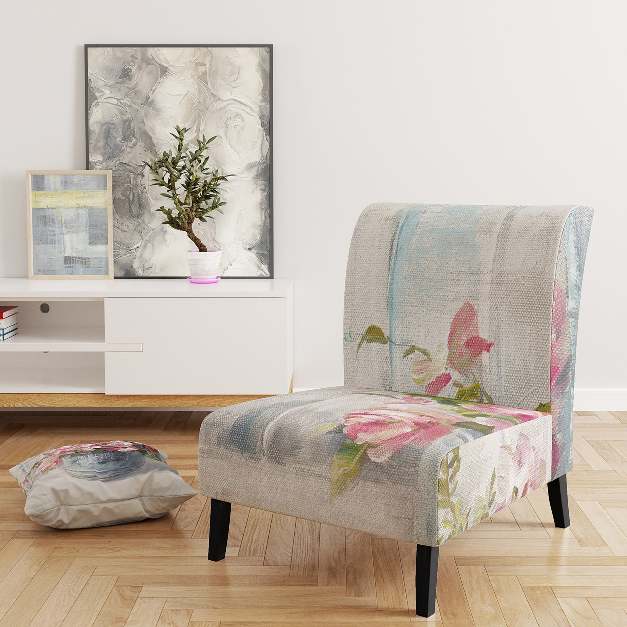 Upholstered Cabin & Lodge Accent Chair B1630