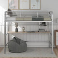 Twin Loft Bed with Built-in Desk U9774