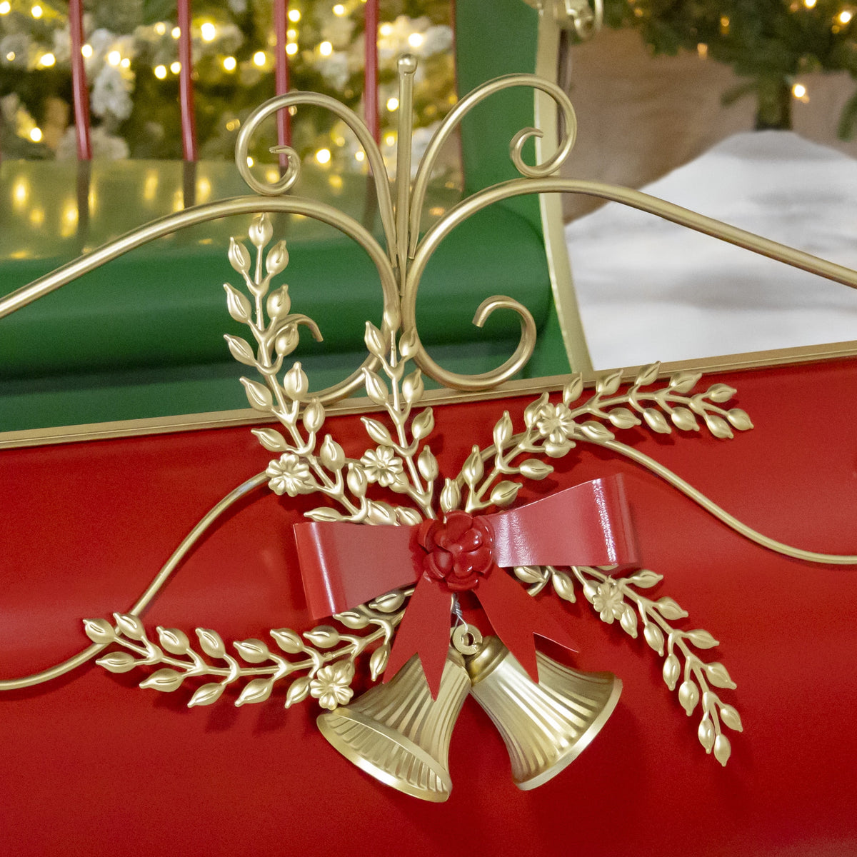 Life-Size Christmas Outdoor Victorian Santa Sleigh H380699