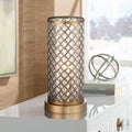 Brass and Mercury Glass Accent Light Q528
