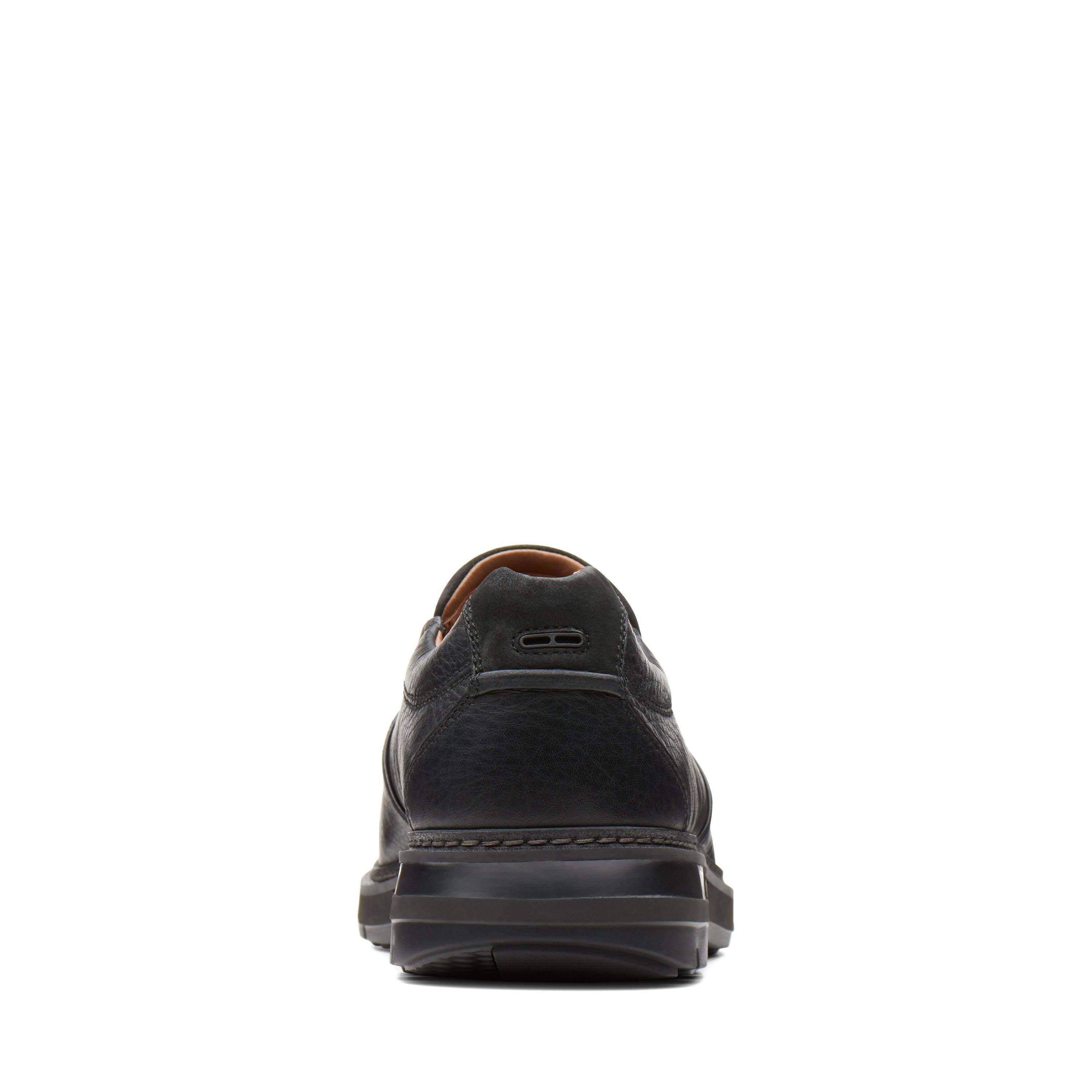 Black Leather Clarks Un Ramble Step Size 12 J9364