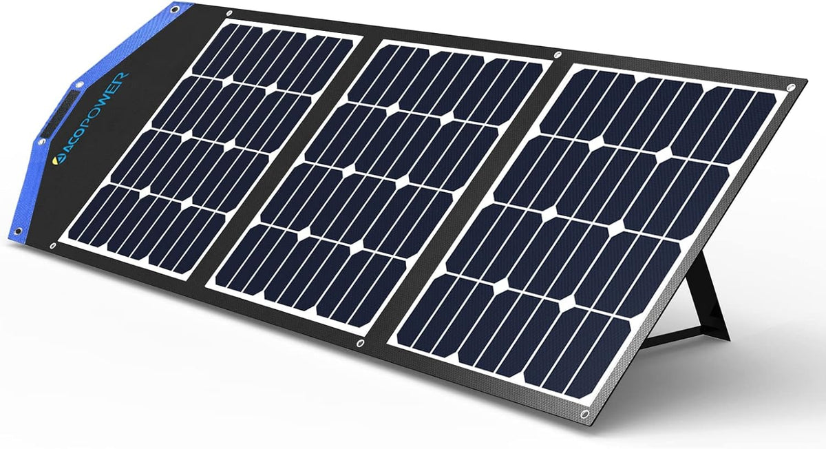120W Foldable Solar Panel Suitcase with 20A Charge Controller Z930