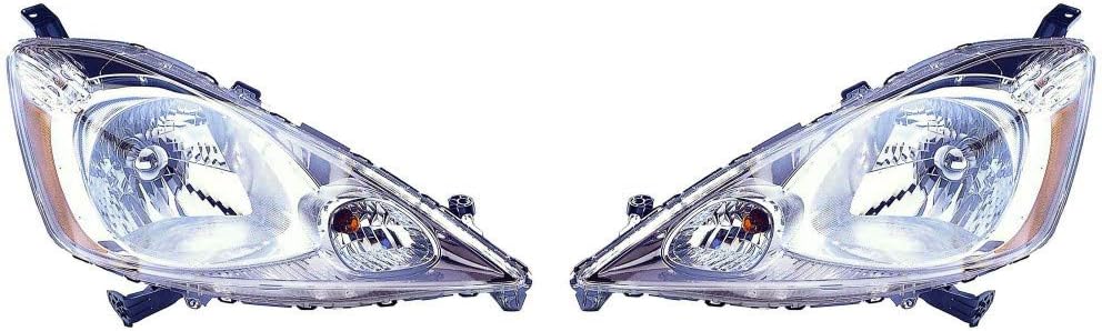 Passenger Side Headlight Assembly for Honda Fit 2009 2011 Z133150