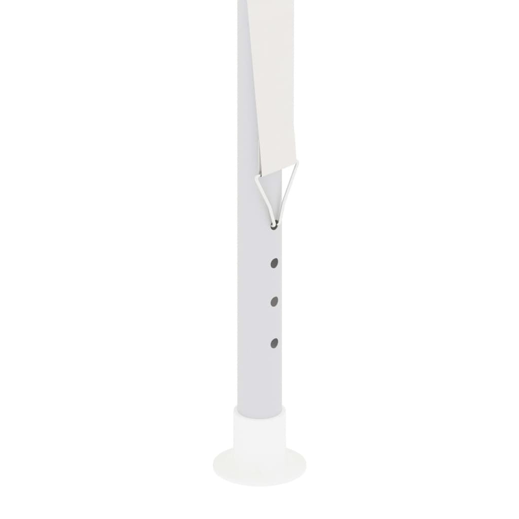 White Party Tent with Side Walls 6.6'x6.6' W73403