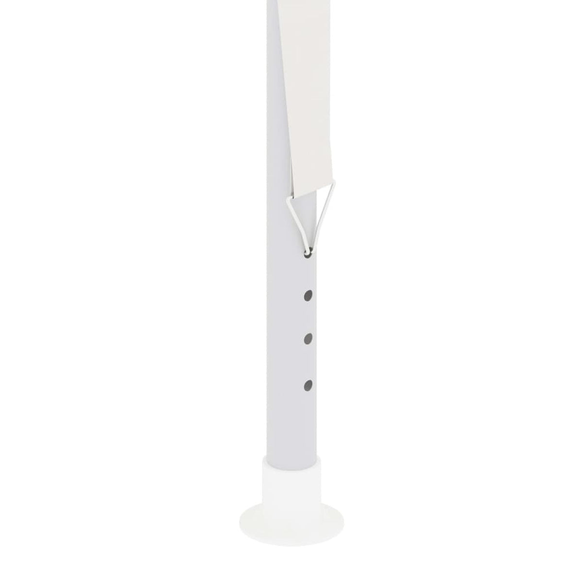 White Party Tent with Side Walls 6.6'x6.6' W73403