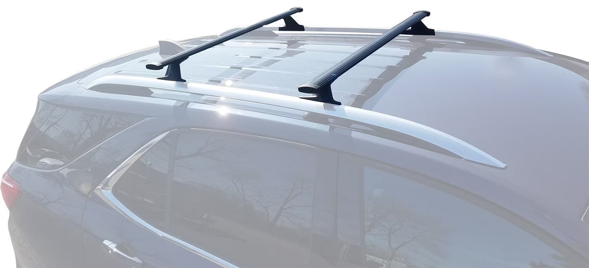 Black Aluminum Roof Rack Crossbars, Set of 2pcs C593