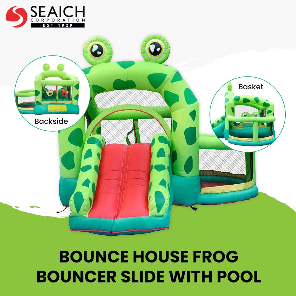 Frog Bouncer Slide with Pool N883
