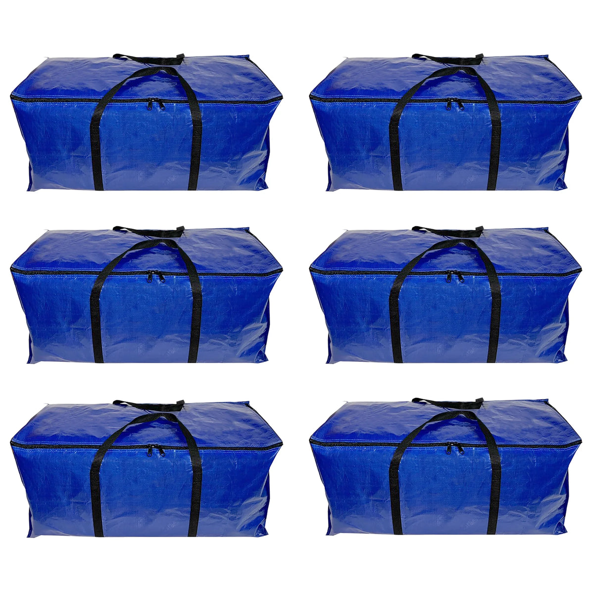6 Pack 24 gal Moving Storage Bags with Top Zipper L6327