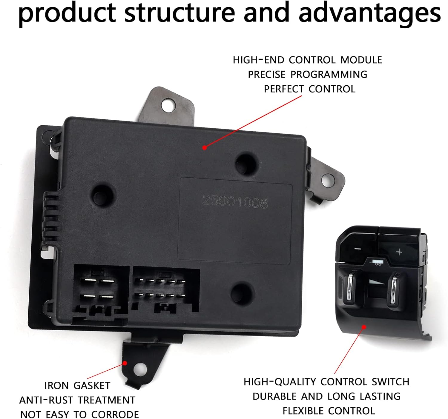 Integrated Electronic Trailer Brake Control Module with Switch for Dodge Ram 1500 DT 2019 2020 2021 E248913