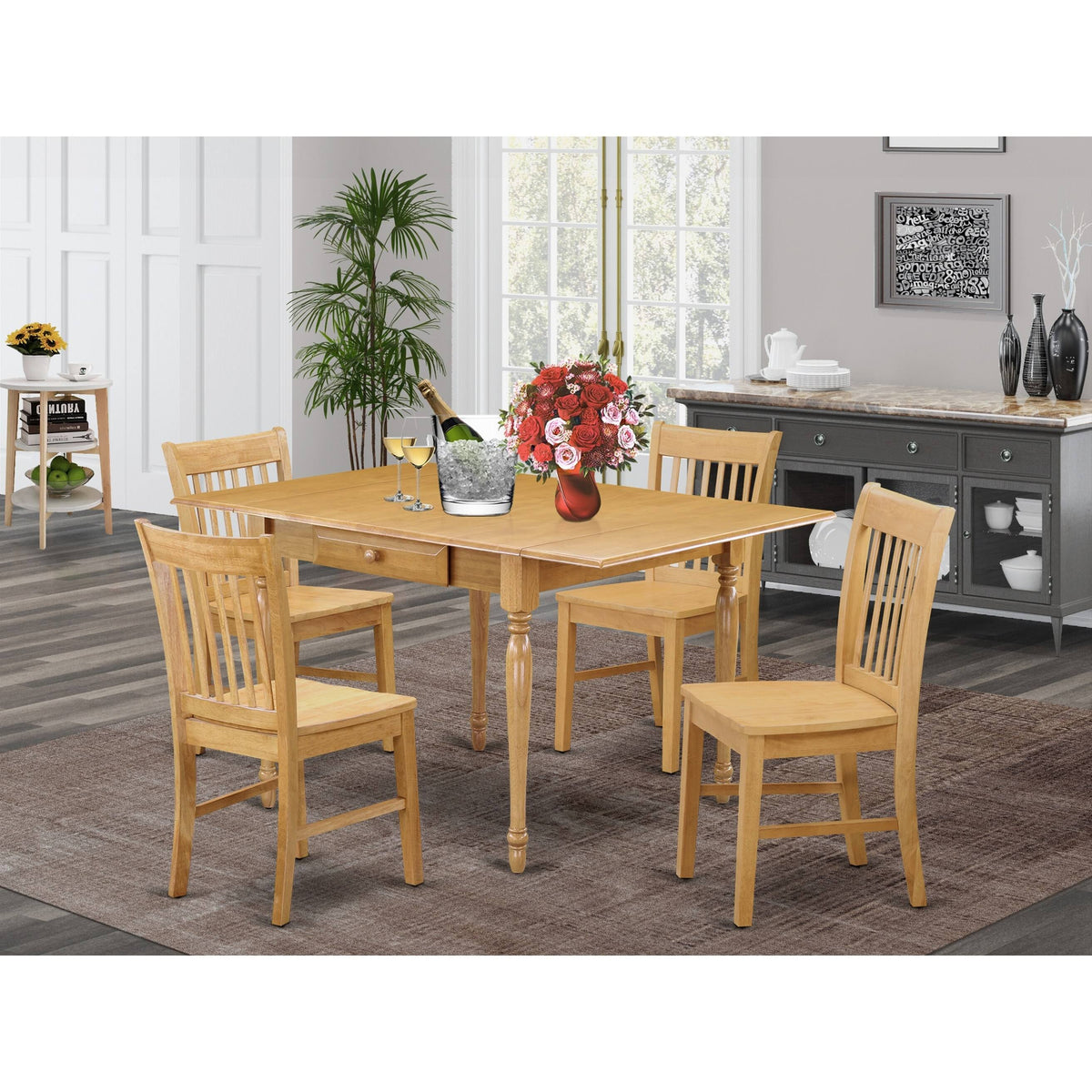 Oak Dining Room Set R560554