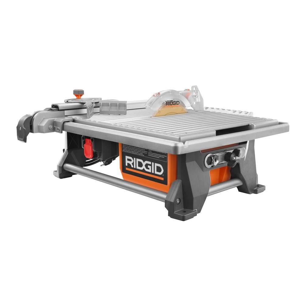 7 in. Tabletop Wet Tile Saw with Stand M6051