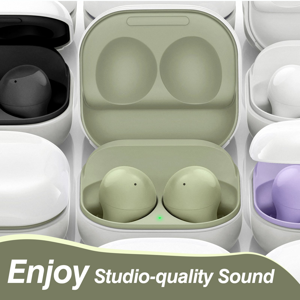 Truly Wireless Bluetooth Headphones with Noise Isolation, Dual Microphone - Green T9983