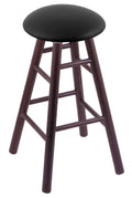 24x22 Oak Counter Stool with Black Vinyl Seat V217