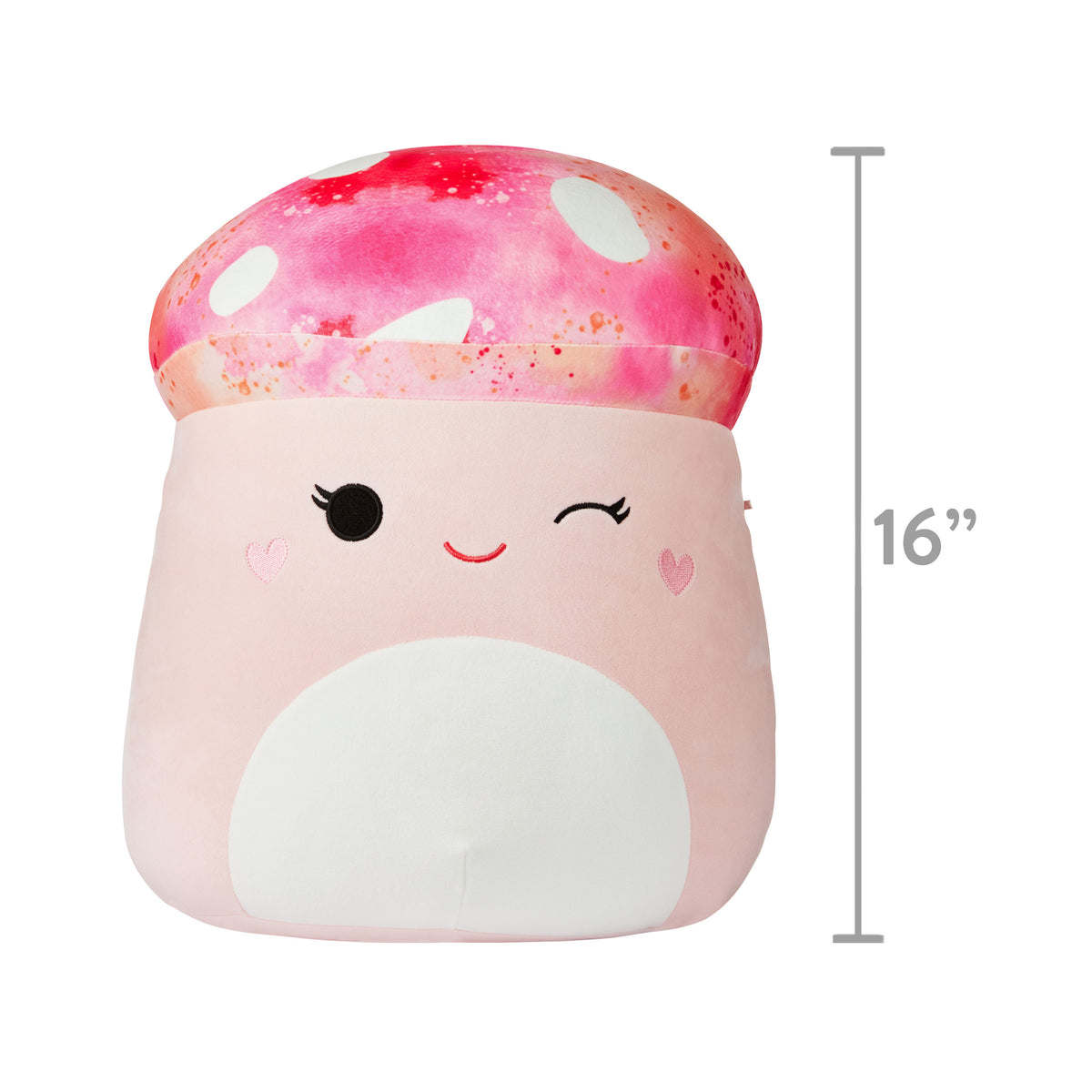 Pink Tie Dye Mushroom Plush Toy J459868