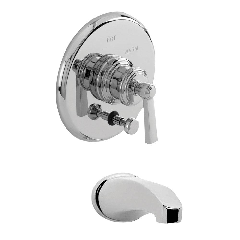 Satin Bronze Tub and Shower Trim Plate with Handle Q487