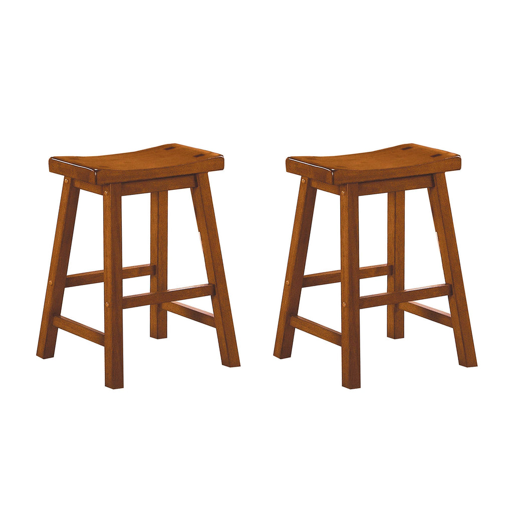 Oak Stool Set of 2 C238