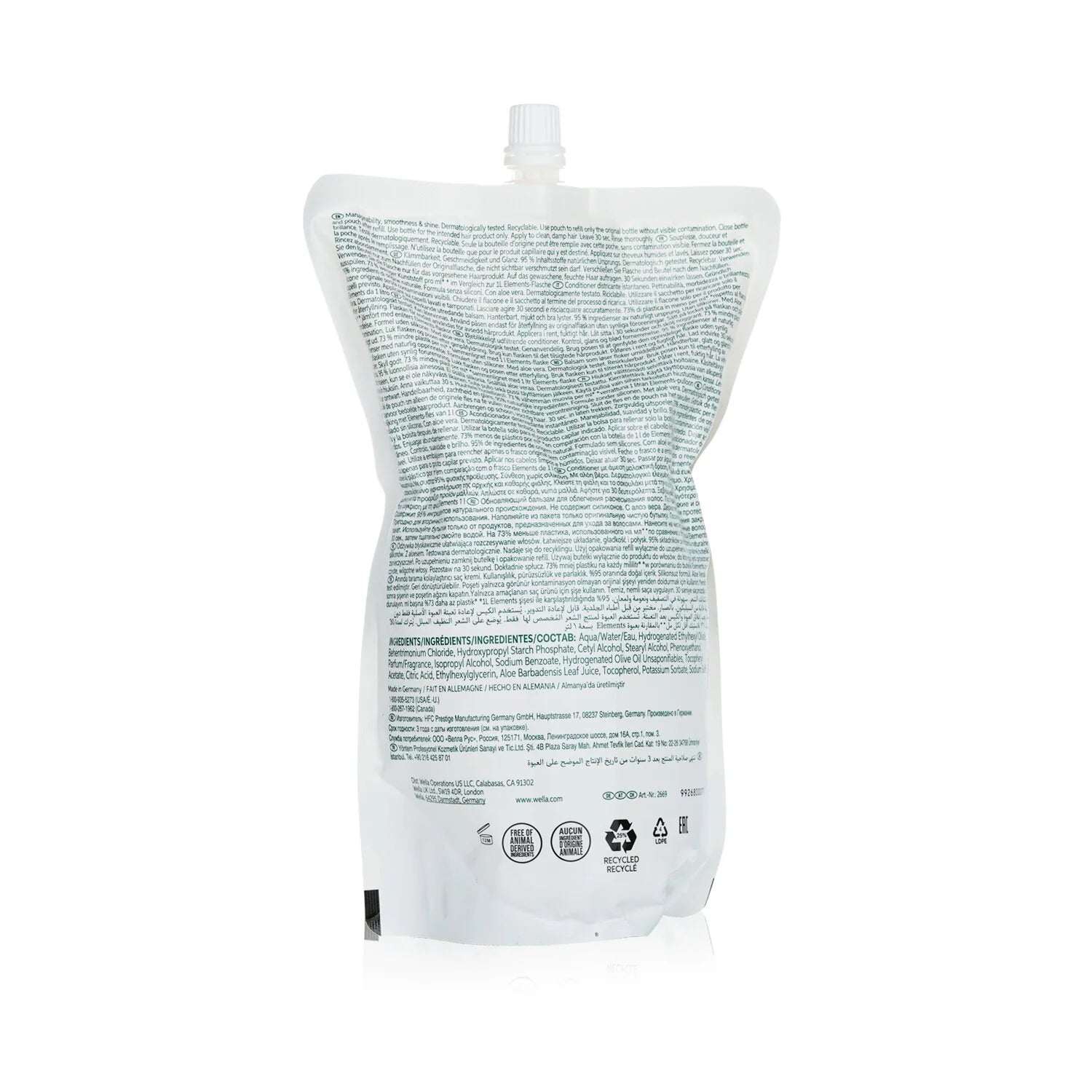 Renewing Conditioner Refill Pouch 1000ml I10037