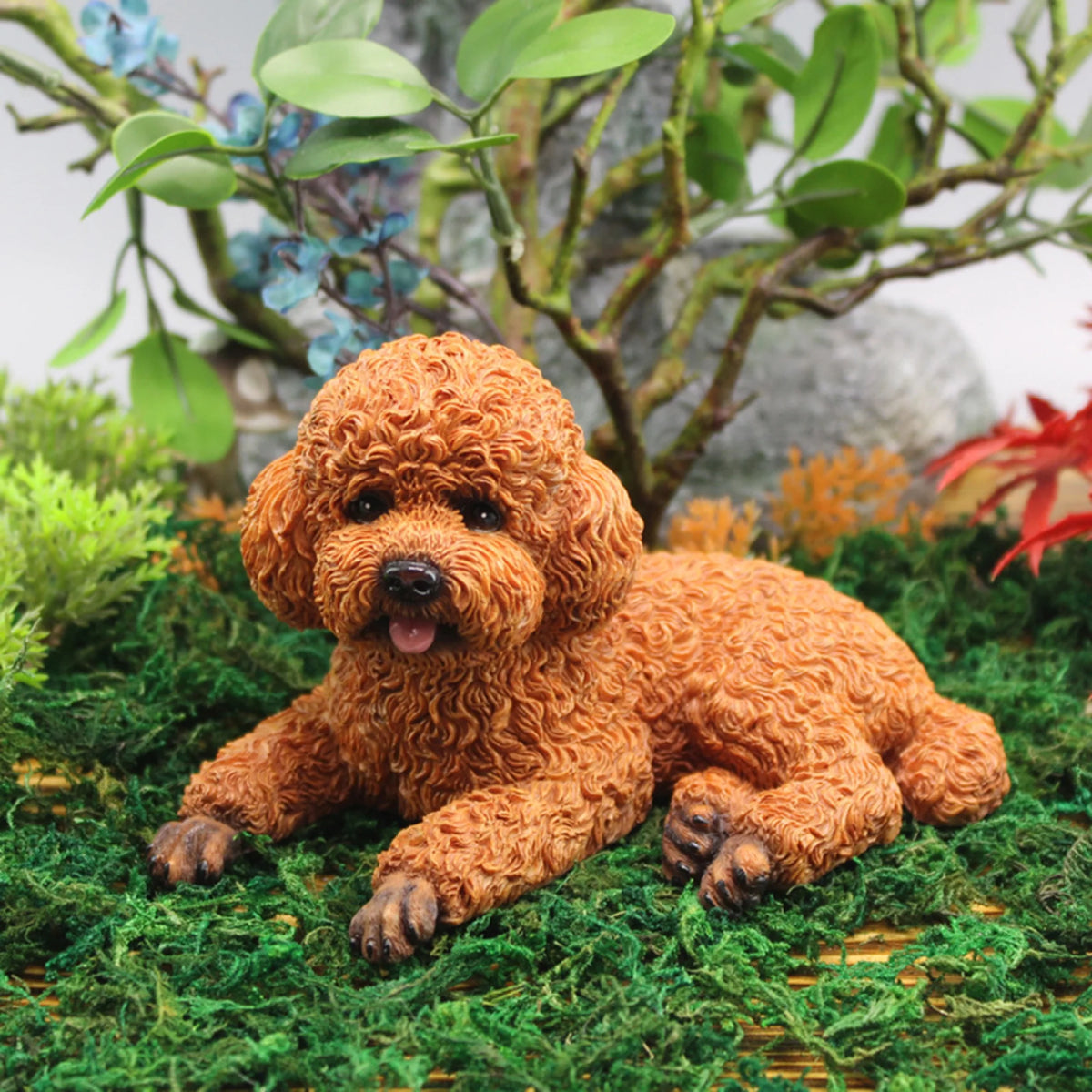 Brown Teddy Dog Dashboard Decoration Doll R9476