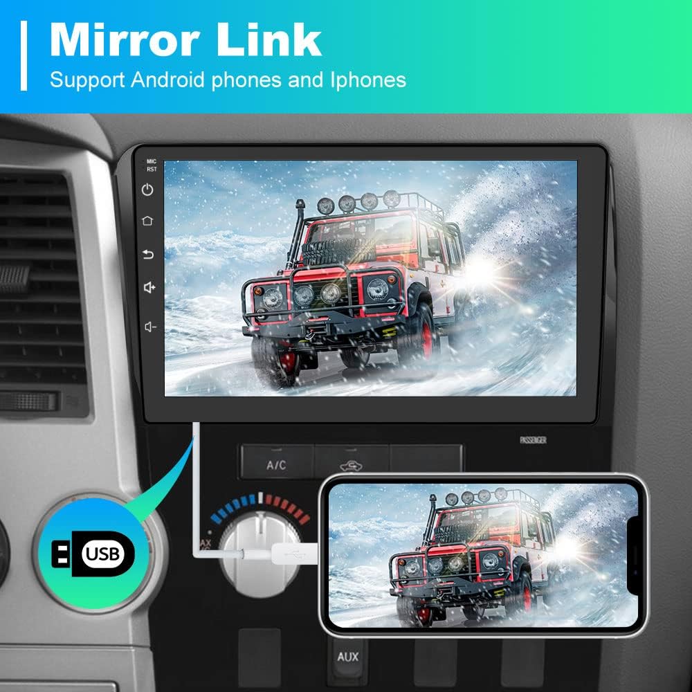 9 Inch Touch Screen Car Radio Stereo with Carplay Bluetooth Navigation L7644