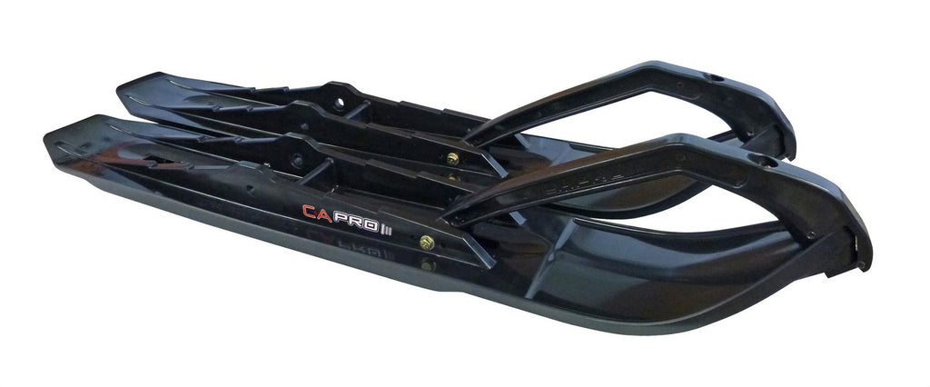 Black XCS Snowmobile Skis with 7.5" Shaper Bars Complete Kit U56819