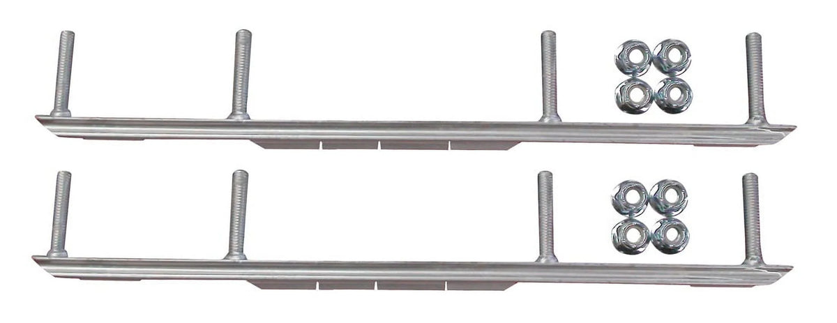 Black XCS Snowmobile Skis with 7.5" Shaper Bars Complete Kit U56819