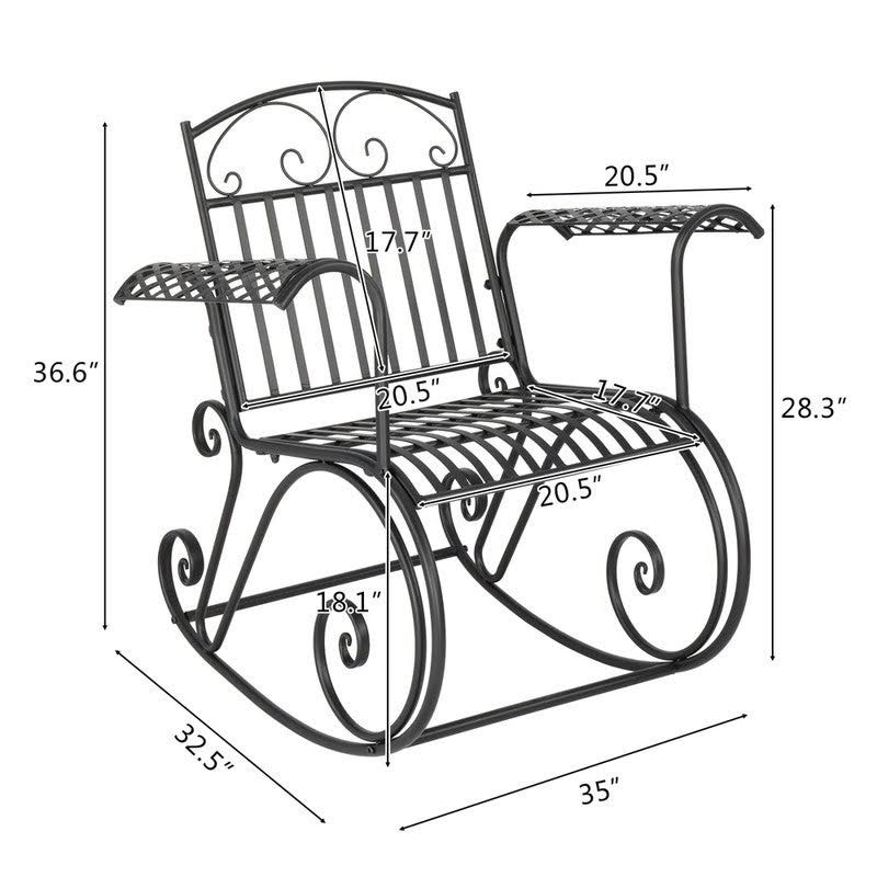 Iron Rocking Chair Q9994