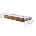 Rustic Driftwood Kids Front Porch Trundle W1424