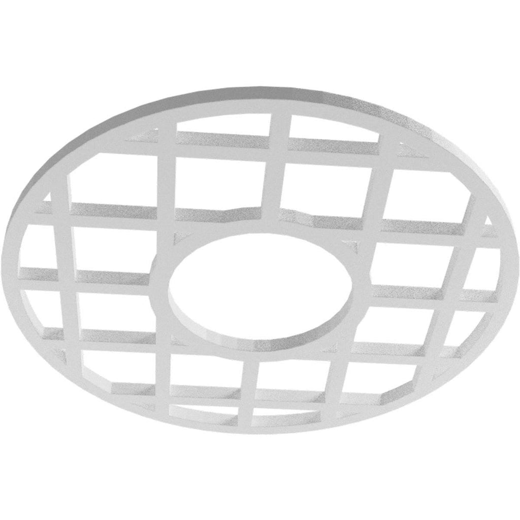 34x22OD x 12 3/8x22ID x 1x22P PVC Pierced Ceiling Medallion Y944091