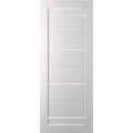 36 in. x 80 in. Frosted Glass Solid Core Wood Composite Interior Door Slab U1231