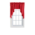 Red Solid Color Window Swag Set 126"x36" E398