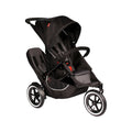 Black Inline Stroller with Second Seat D3541